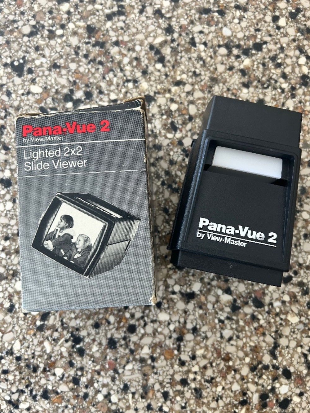 Vintage Pana-Vue 2 Lighted 2x2 Slide Viewer by View Master
